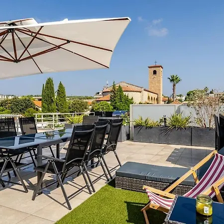 Newly Built Apartment With Pool, Walk To The Beach Antibes Exterior photo